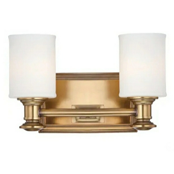 Minka Lavery 5172-249 Harbour Point Bath Vanity Light Liberty Gold Opal Glass - Picture 1 of 6